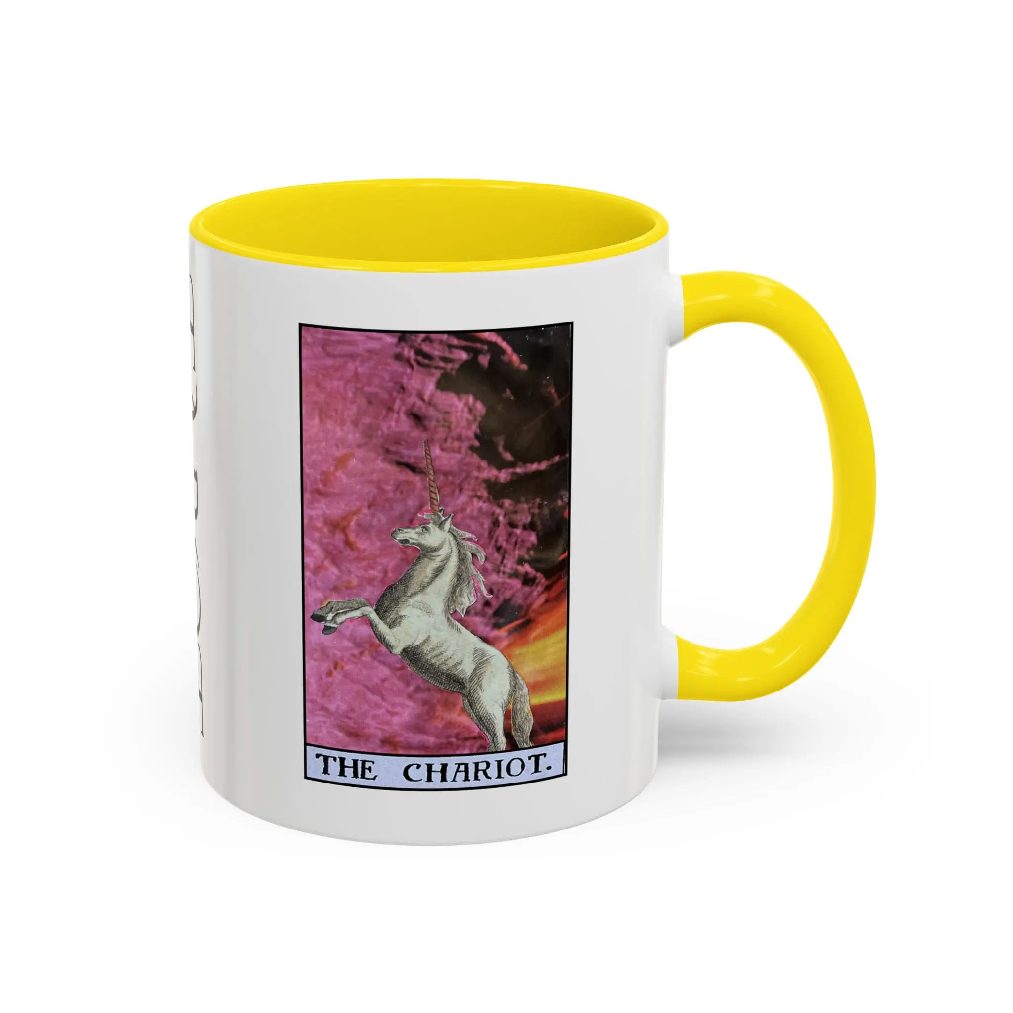The Chariot Tarot Accent Mug – Unicorn Power & Forward Motion Coffee Cup (11oz, 15oz) - Image 46