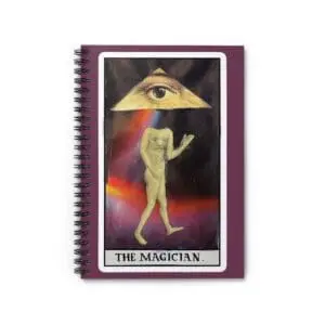 The Magician Spiral Notebook – Tarot Writing Journal | PocketFate