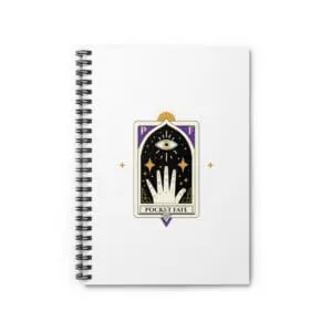 PocketFate Spiral Journal – Tarot-Inspired Ruled Notebook