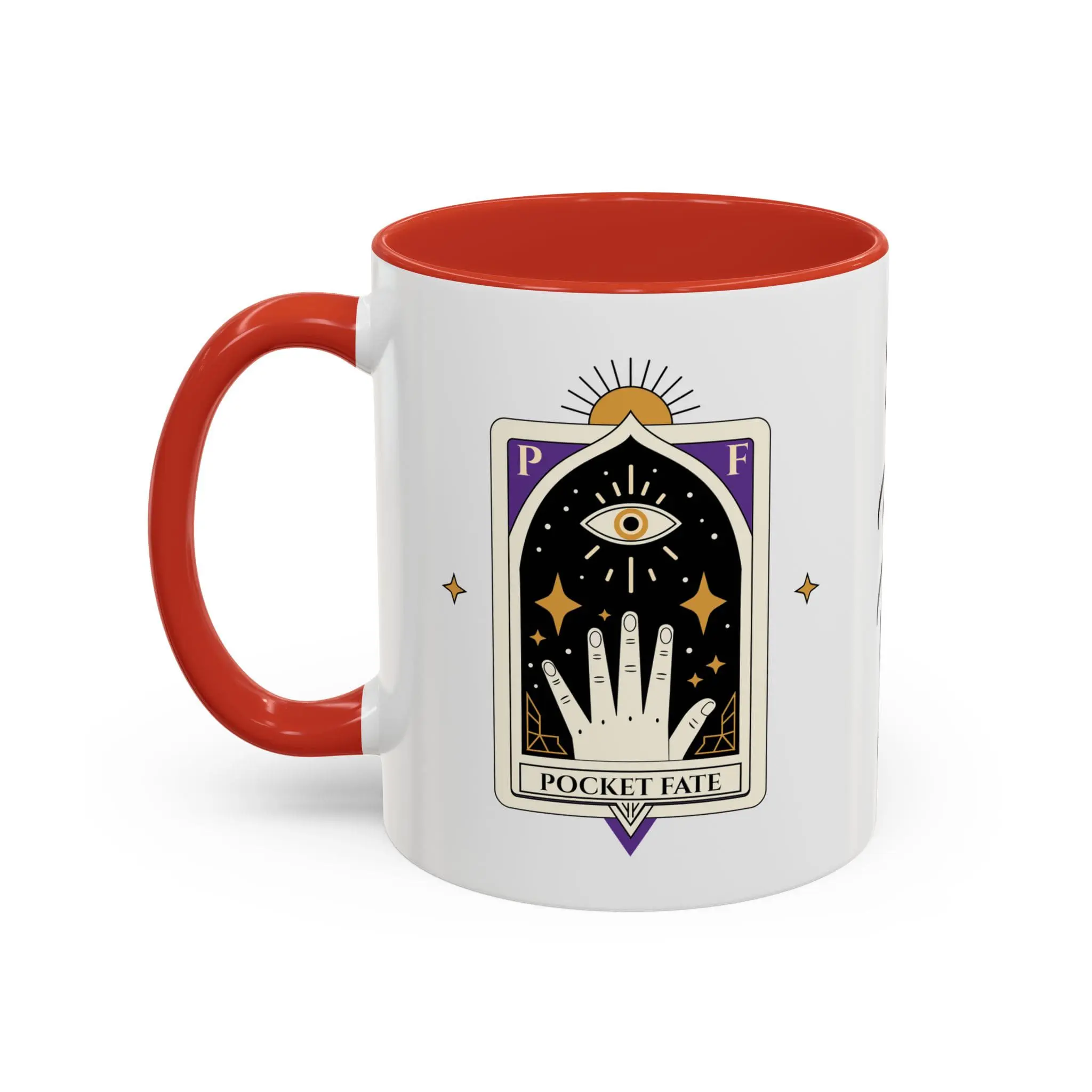 The Chariot Tarot Accent Mug – Unicorn Power & Forward Motion Coffee Cup (11oz, 15oz) - Image 15