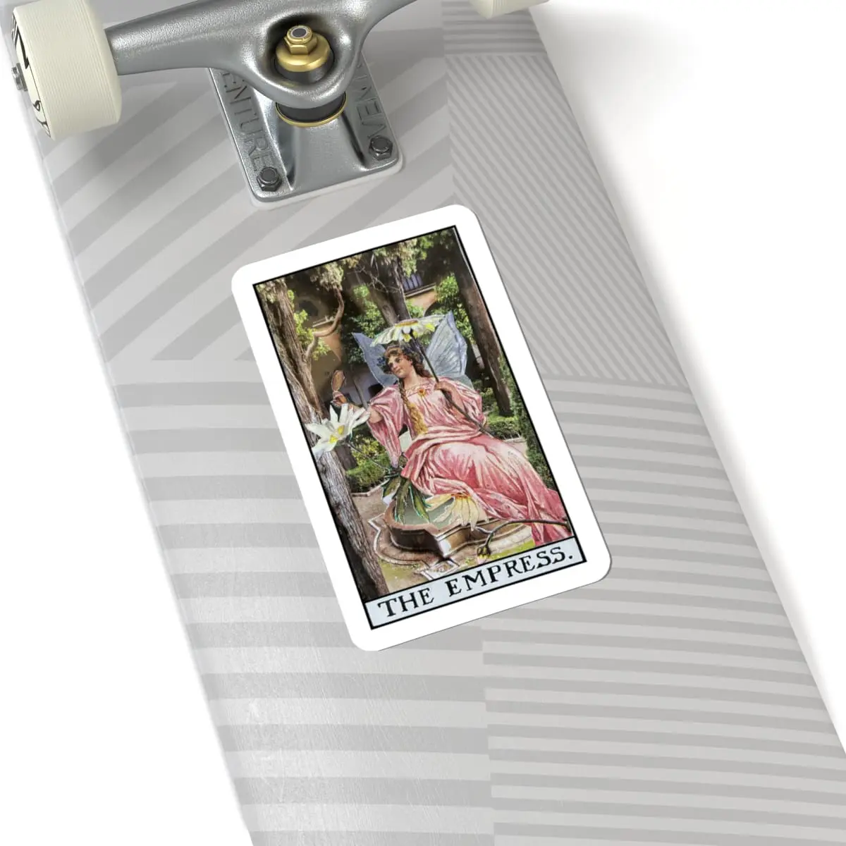 The Empress Sticker – Vintage Botanical Collage | PocketFate Kiss-Cut Sticker - Image 5