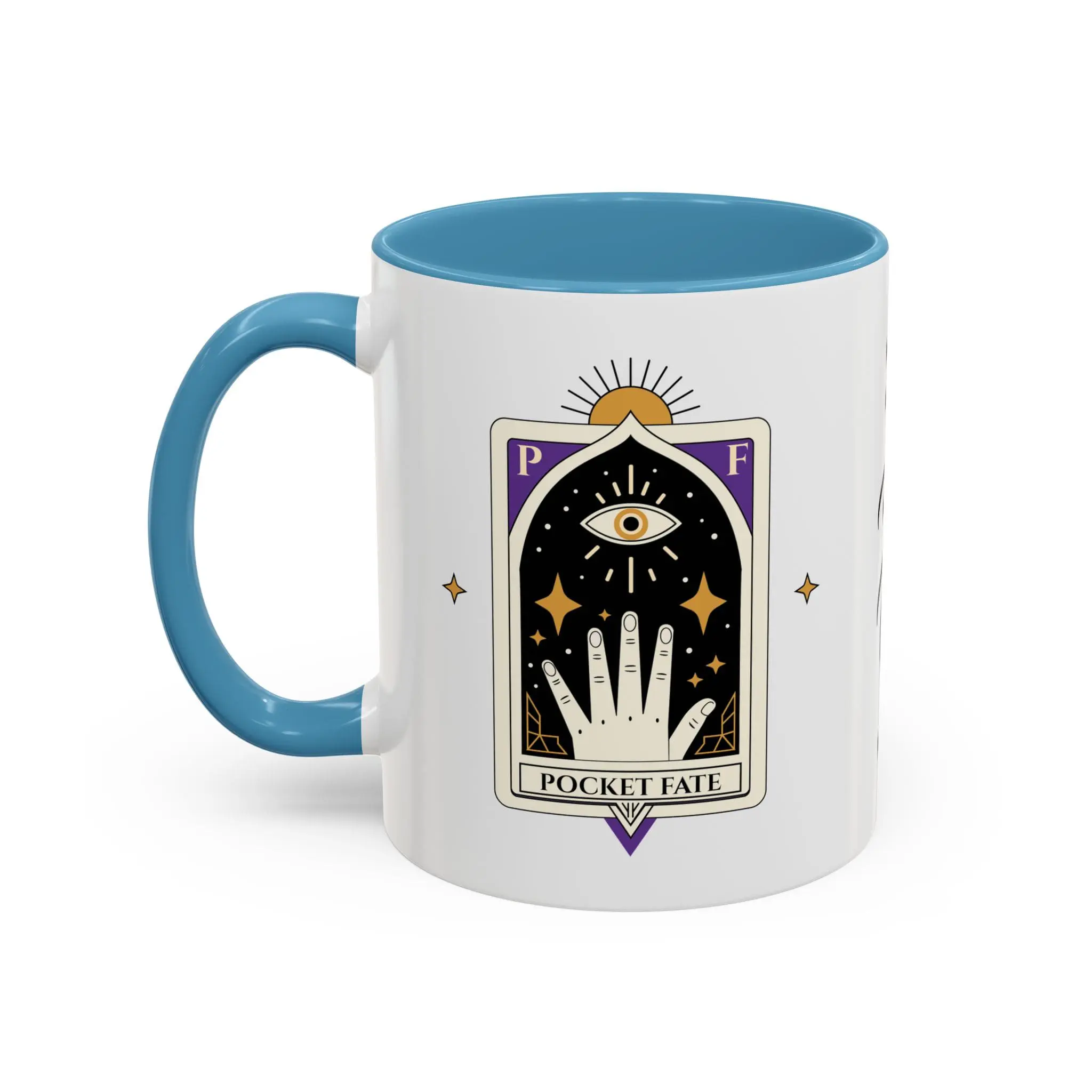 The Chariot Tarot Accent Mug – Unicorn Power & Forward Motion Coffee Cup (11oz, 15oz) - Image 35