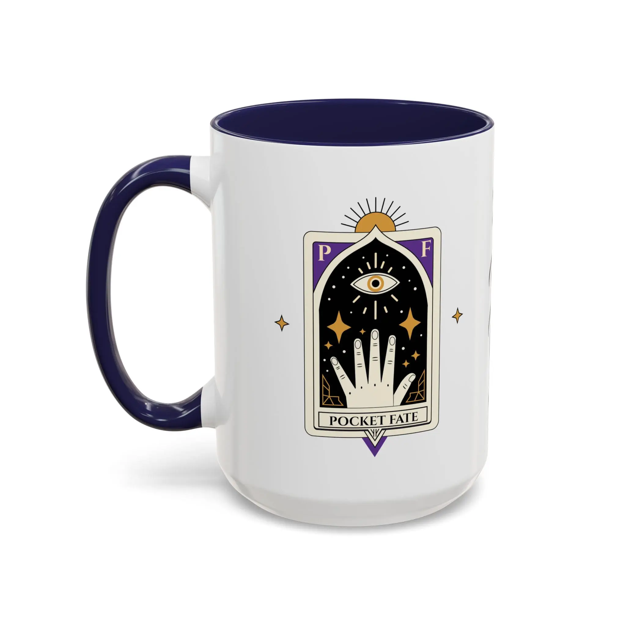 The Chariot Tarot Accent Mug – Unicorn Power & Forward Motion Coffee Cup (11oz, 15oz) - Image 23