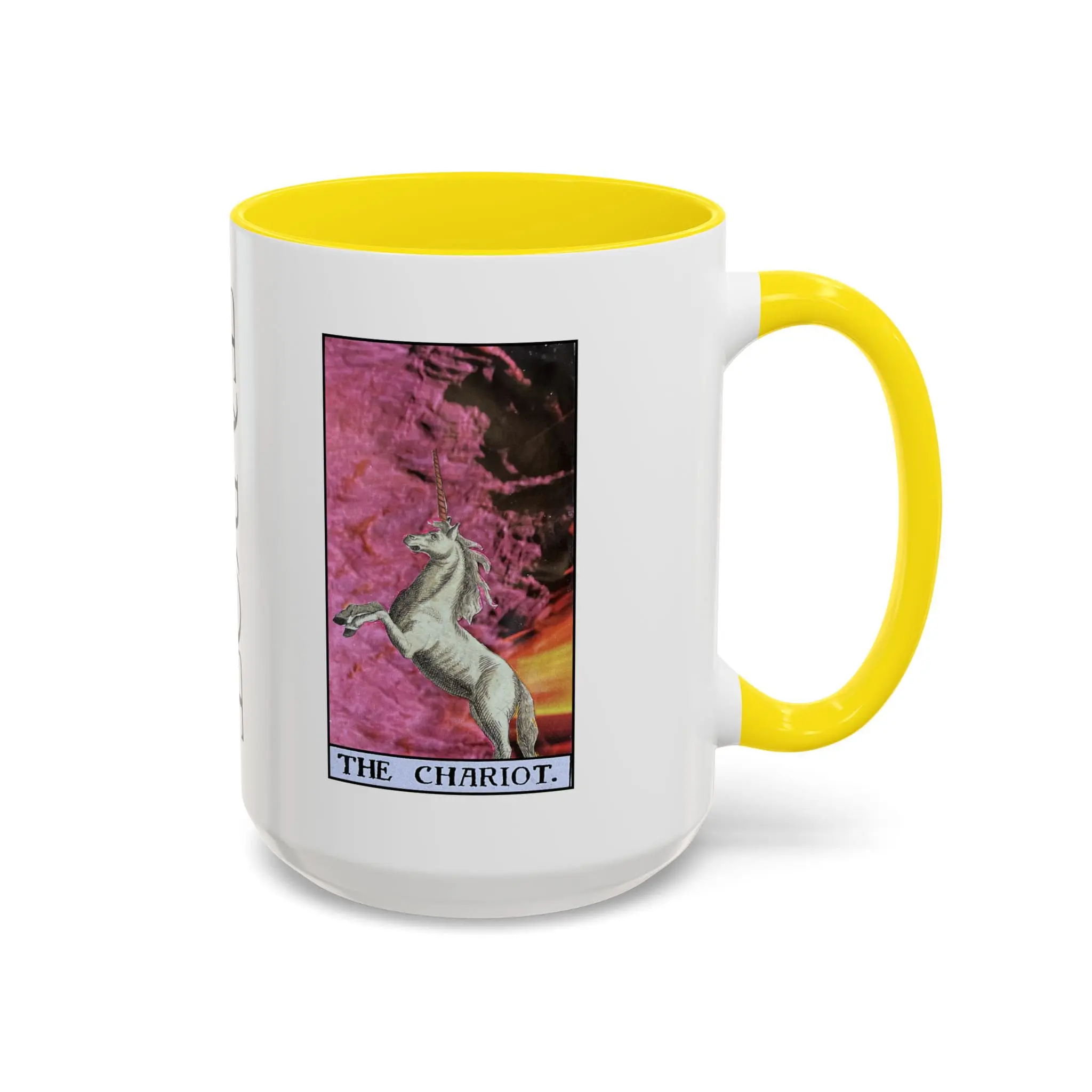 The Chariot Tarot Accent Mug – Unicorn Power & Forward Motion Coffee Cup (11oz, 15oz) - Image 54