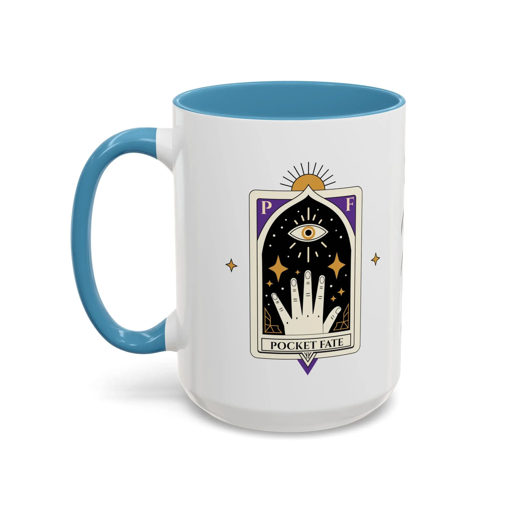 The Chariot Tarot Accent Mug – Unicorn Power & Forward Motion Coffee Cup (11oz, 15oz) - Image 39