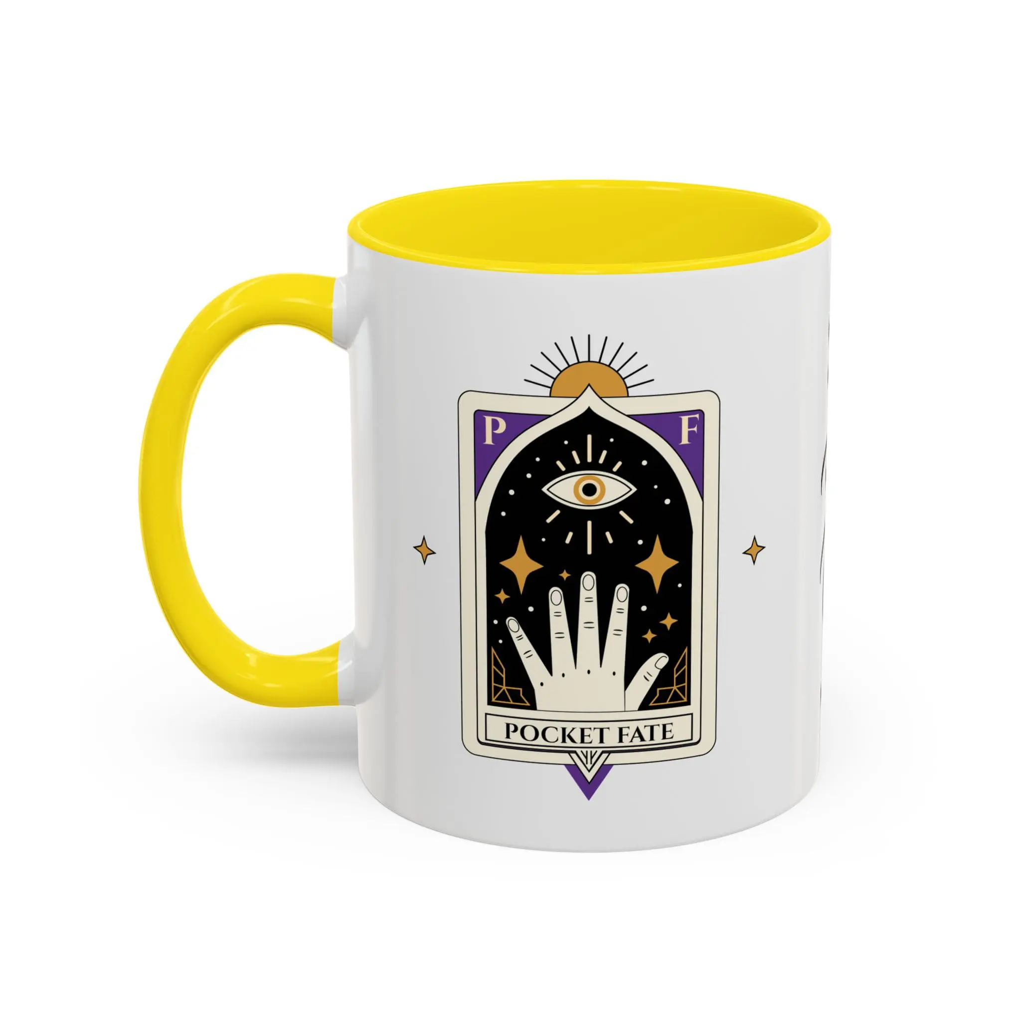 Temperance Tarot Accent Mug – PocketFate Balance & Harmony Coffee Cup (11oz, 15oz) - Image 47