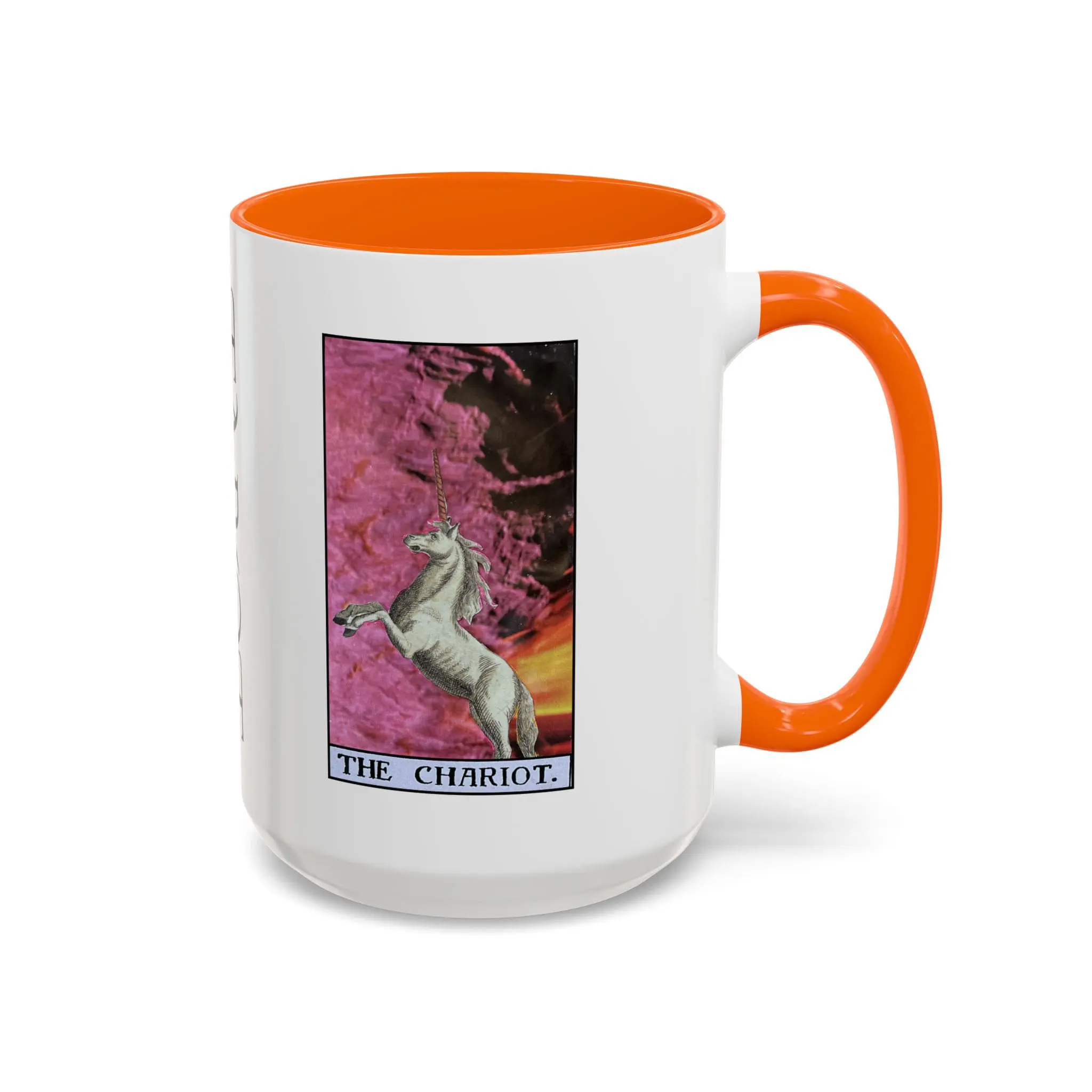 The Chariot Tarot Accent Mug – Unicorn Power & Forward Motion Coffee Cup (11oz, 15oz) - Image 50