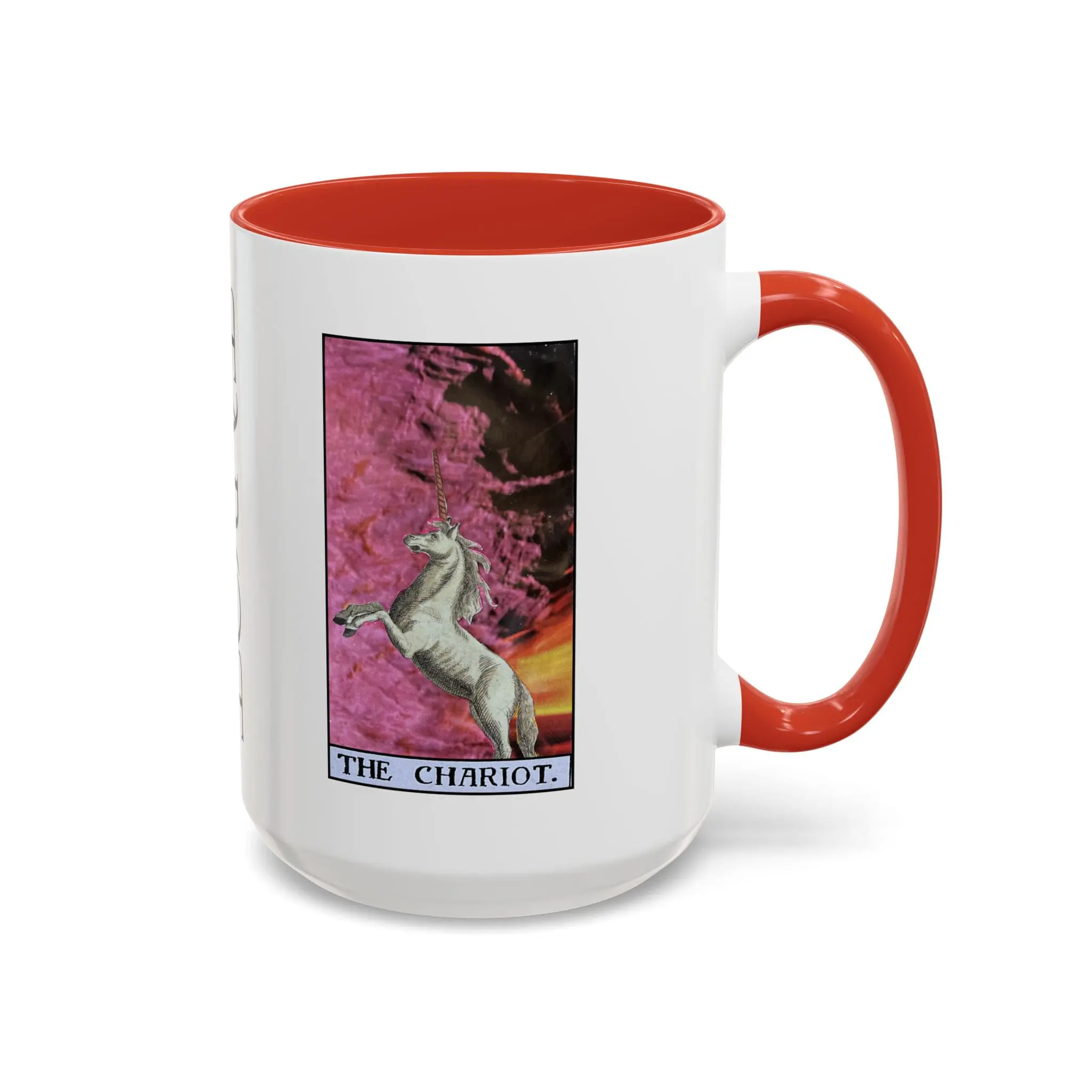 The Chariot Tarot Accent Mug – Unicorn Power & Forward Motion Coffee Cup (11oz, 15oz) - Image 30