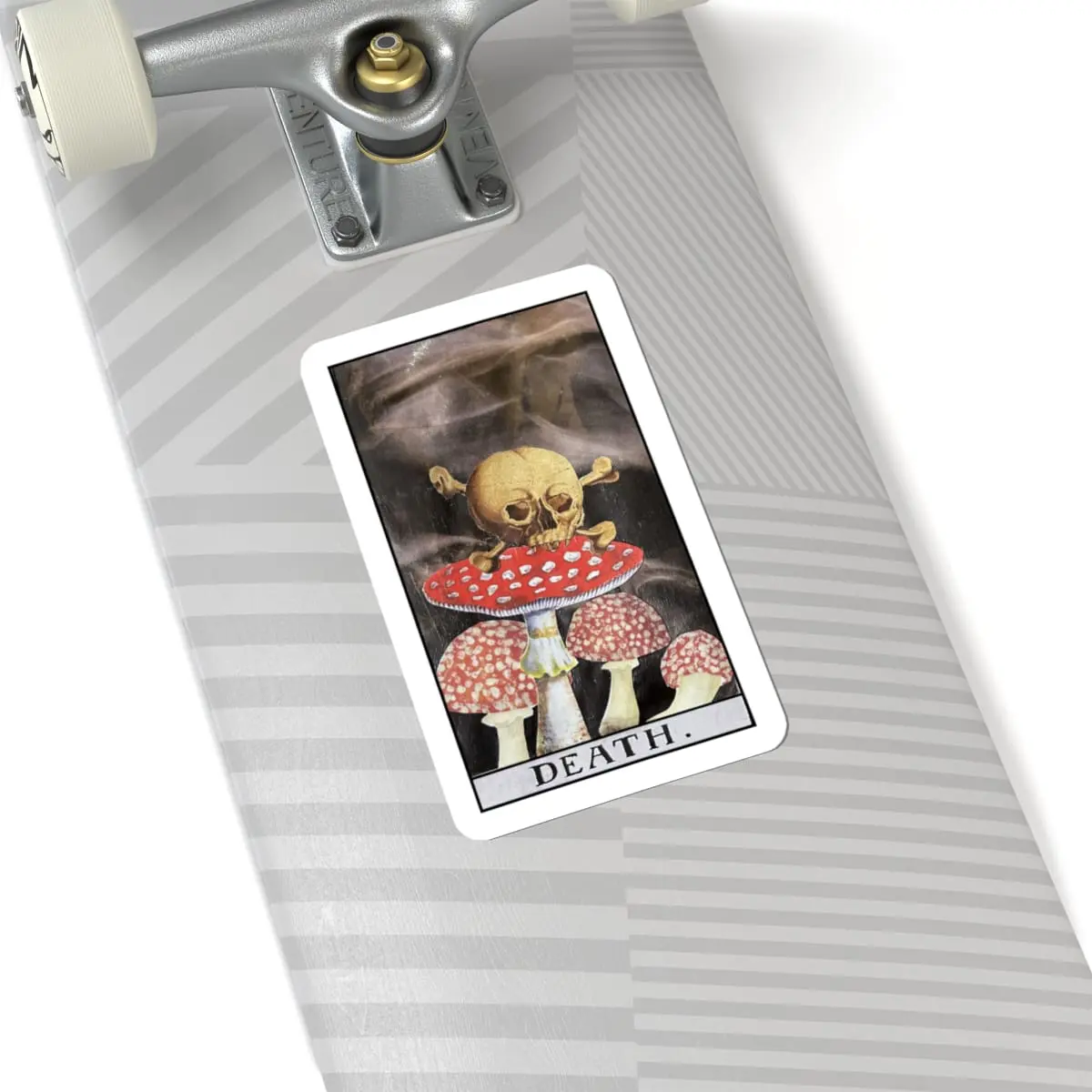 Death Tarot Sticker – Transformation Collage | PocketFate Kiss-Cut Sticker - Image 5