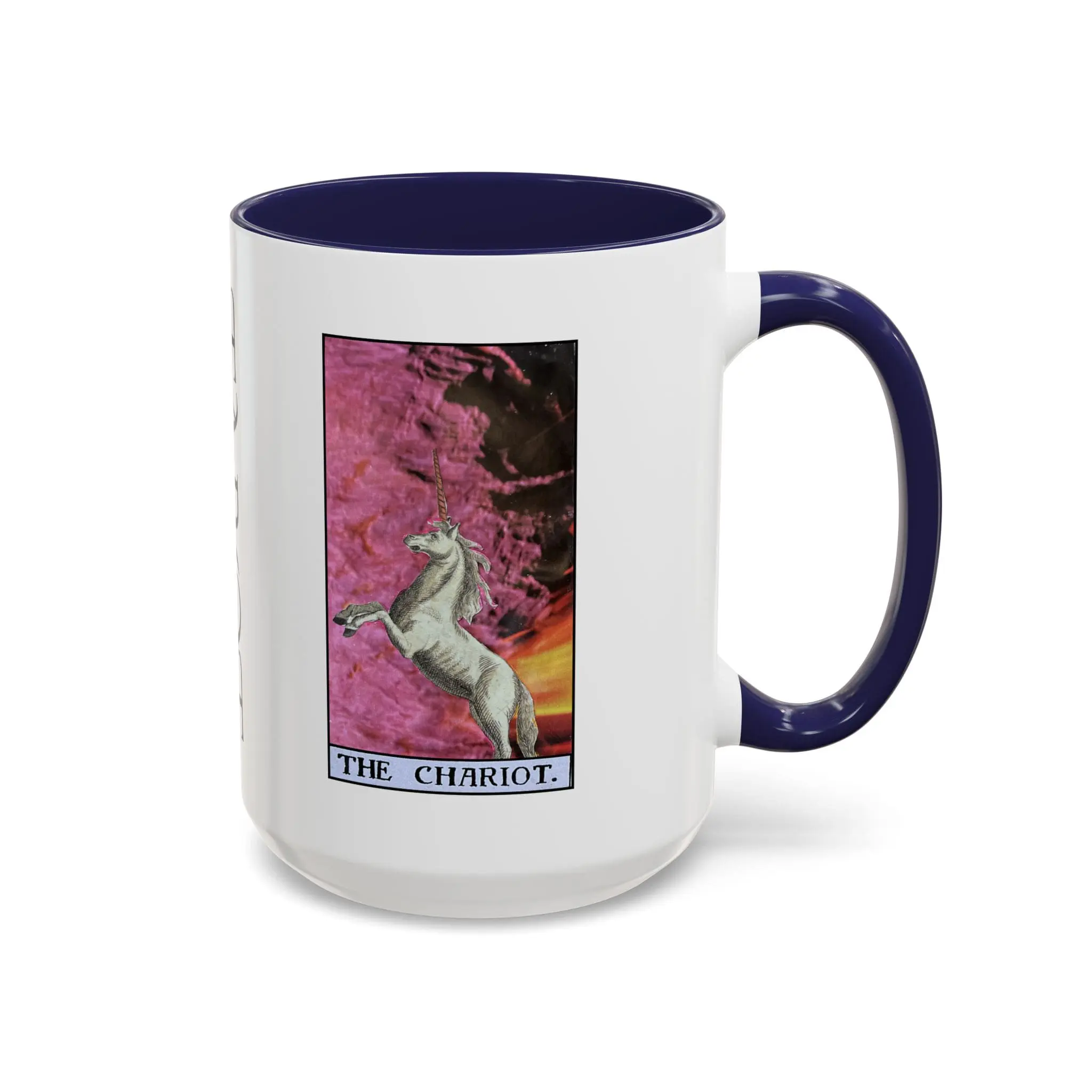 The Chariot Tarot Accent Mug – Unicorn Power & Forward Motion Coffee Cup (11oz, 15oz) - Image 22
