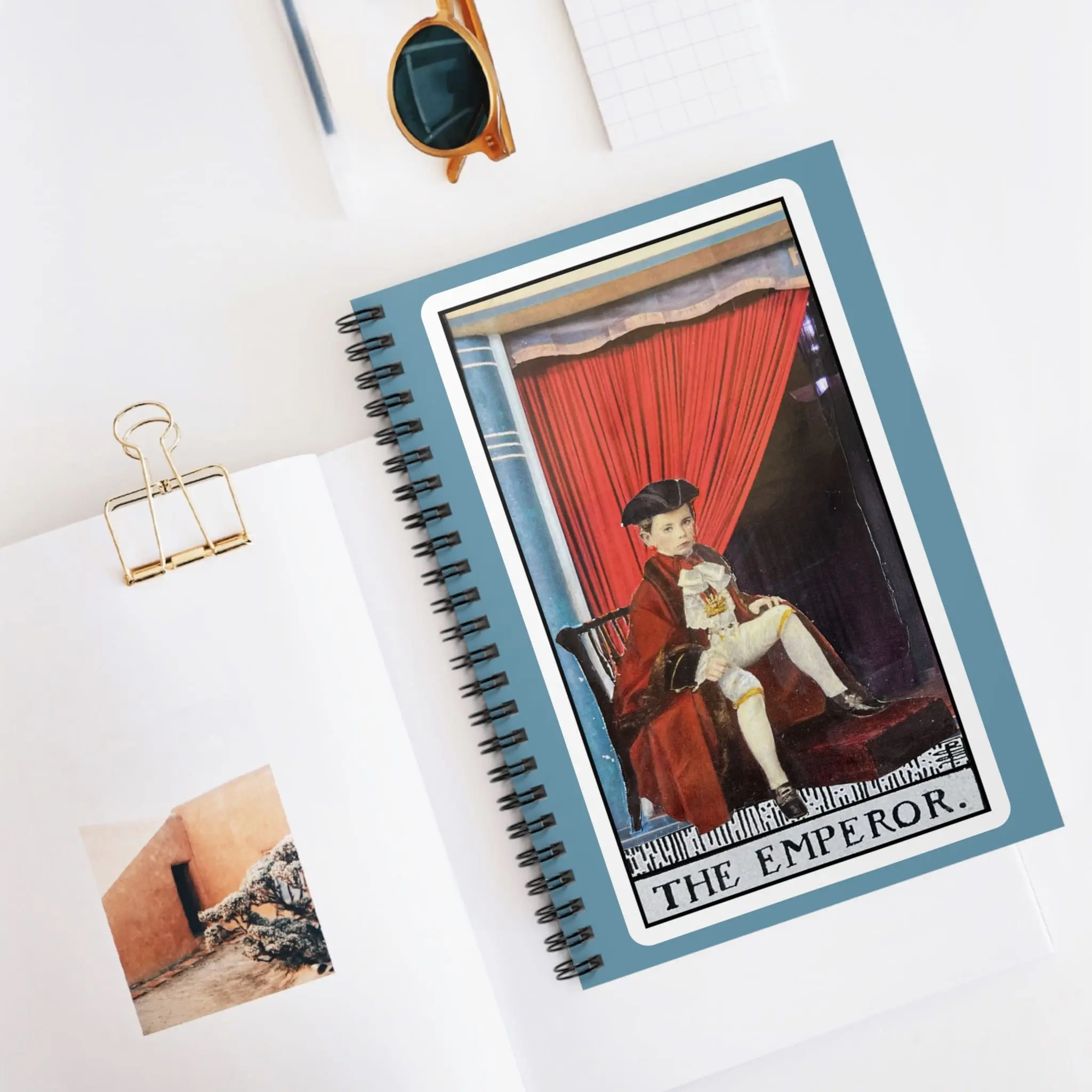 The Emperor Tarot Spiral Notebook — Ruled Journal for Tarot Readers & Spiritual Journaling - Image 5