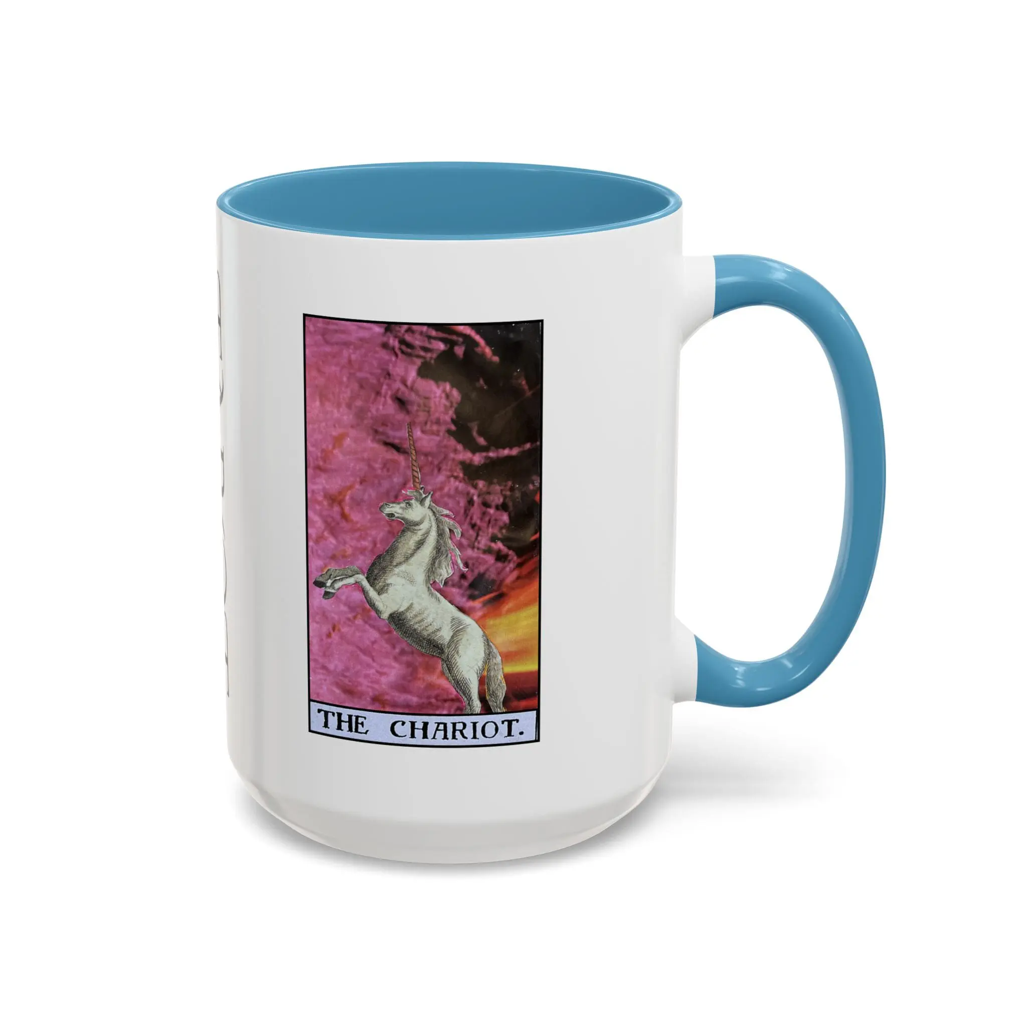The Chariot Tarot Accent Mug – Unicorn Power & Forward Motion Coffee Cup (11oz, 15oz) - Image 38