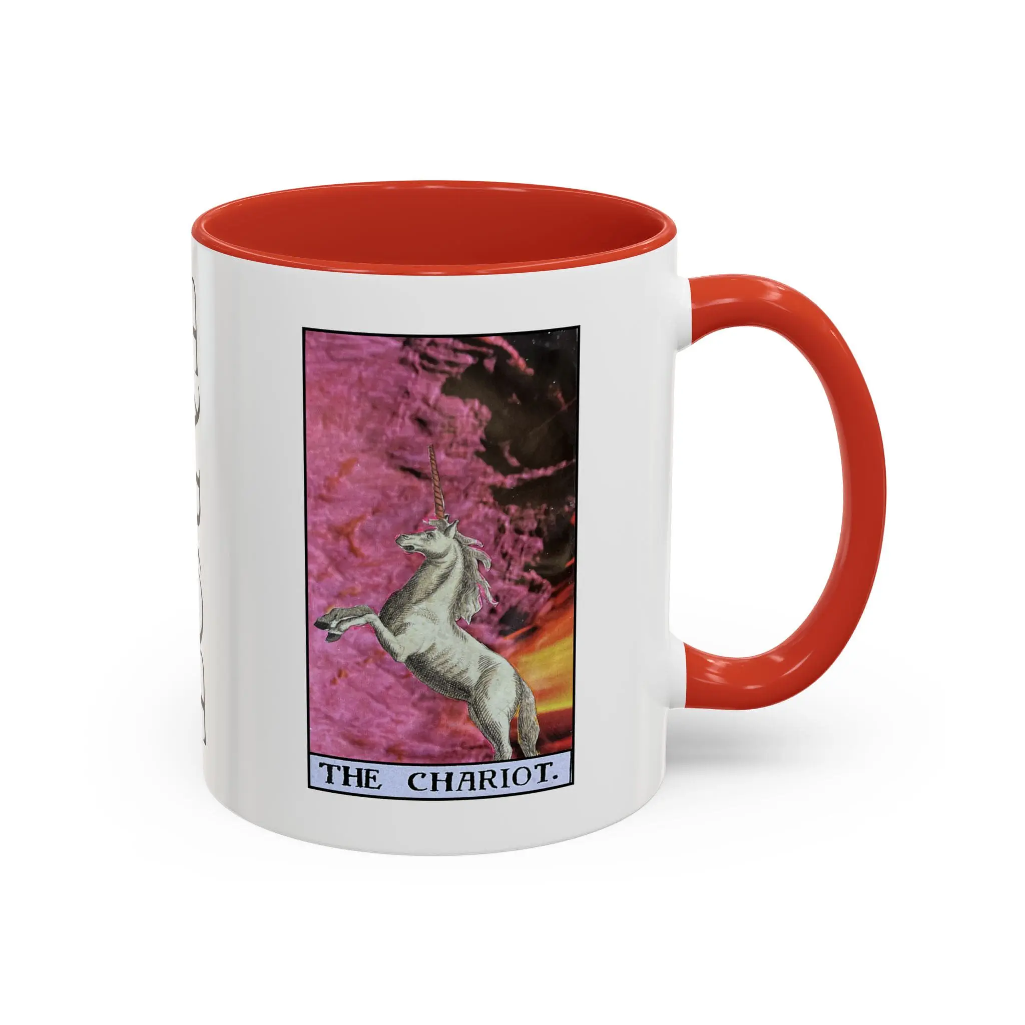 The Chariot Tarot Accent Mug – Unicorn Power & Forward Motion Coffee Cup (11oz, 15oz) - Image 14