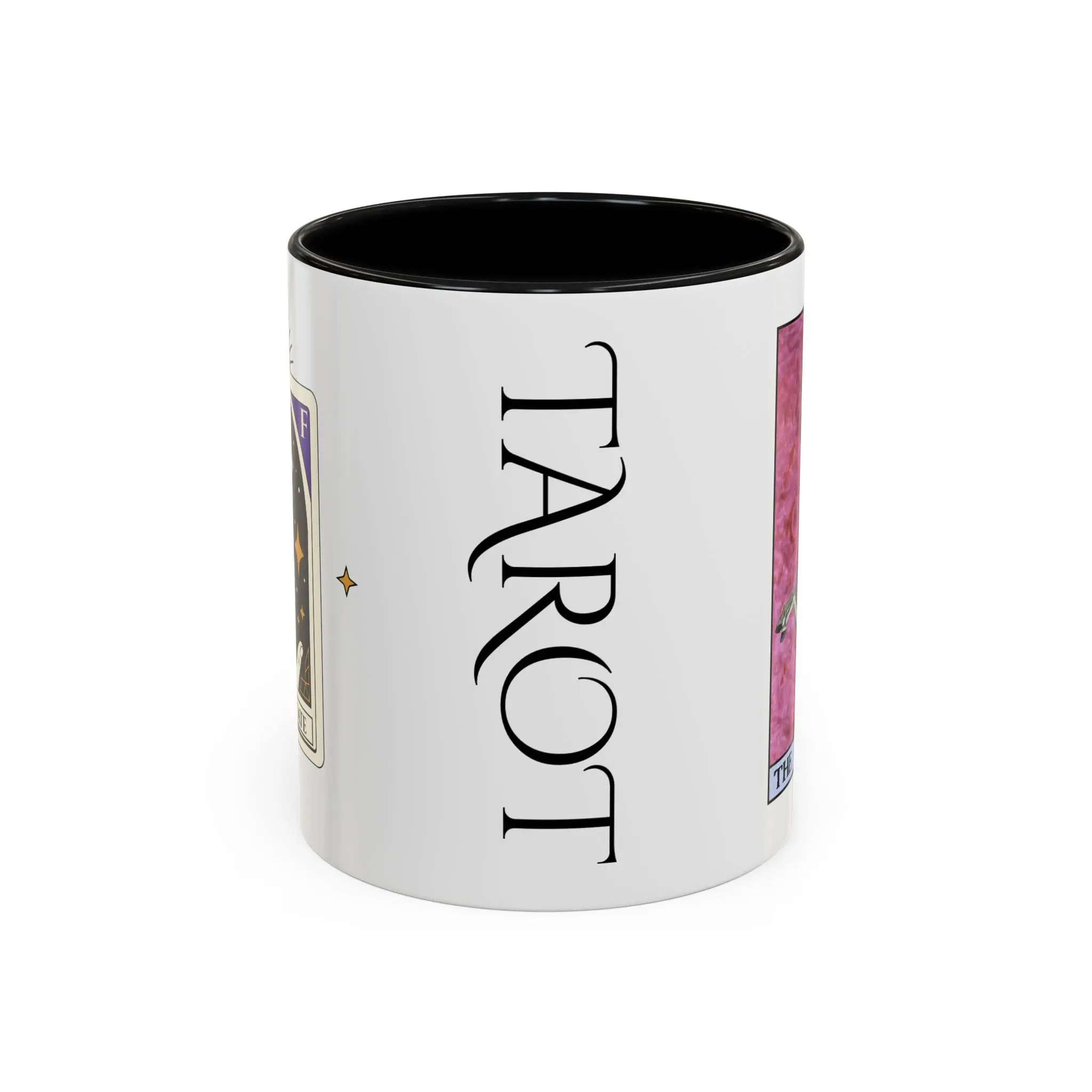 The Chariot Tarot Accent Mug – Unicorn Power & Forward Motion Coffee Cup (11oz, 15oz) - Image 2