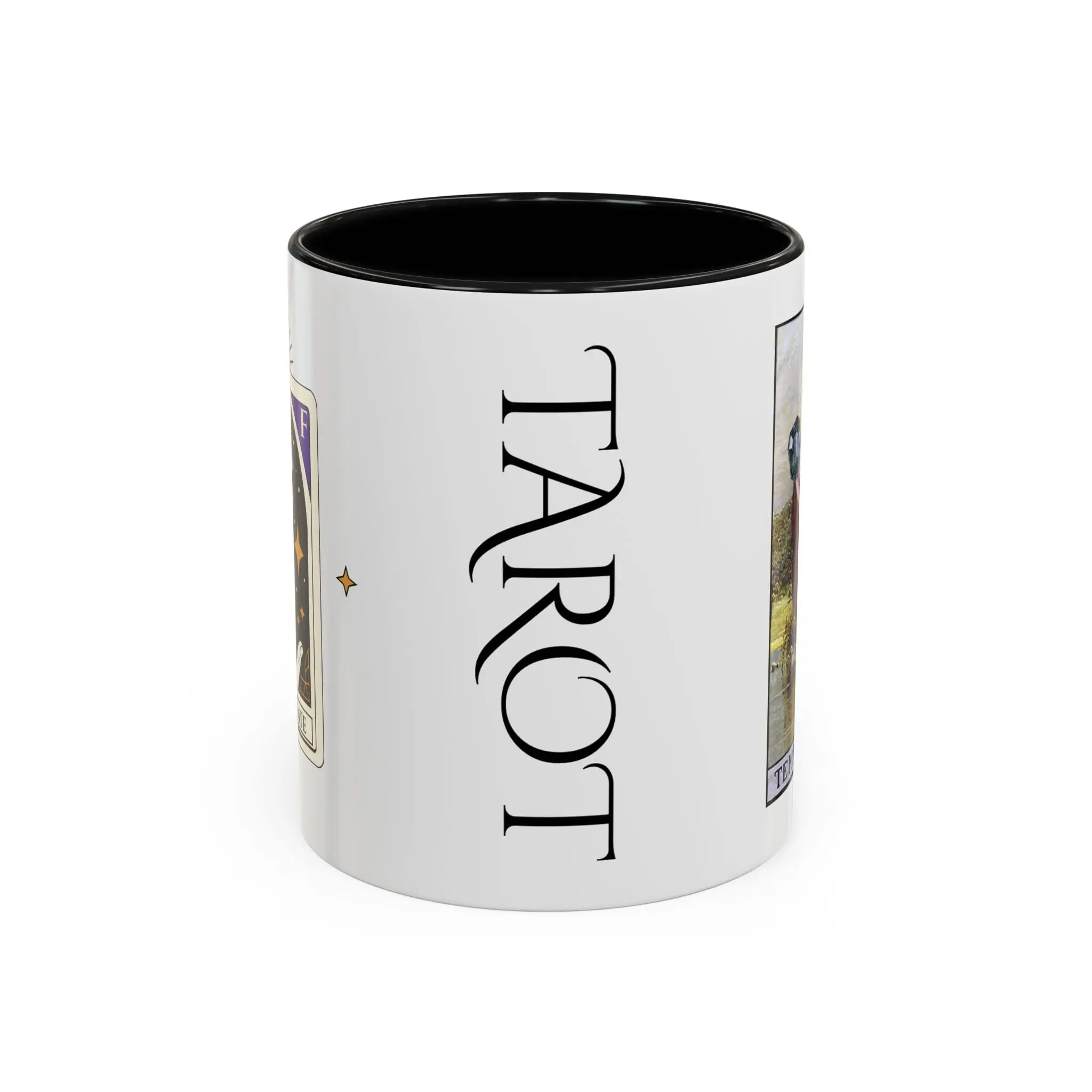 Temperance Tarot Accent Mug – PocketFate Balance & Harmony Coffee Cup (11oz, 15oz) - Image 2