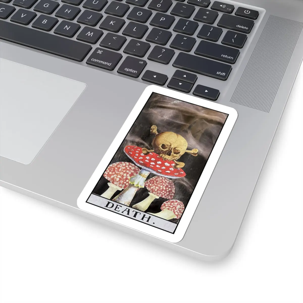 Death Tarot Sticker – Transformation Collage | PocketFate Kiss-Cut Sticker - Image 2