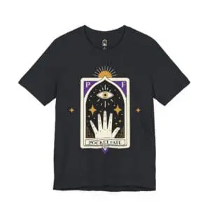 PocketFate Mystic Hand T-Shirt – Tarot Eye Symbol Graphic Tee