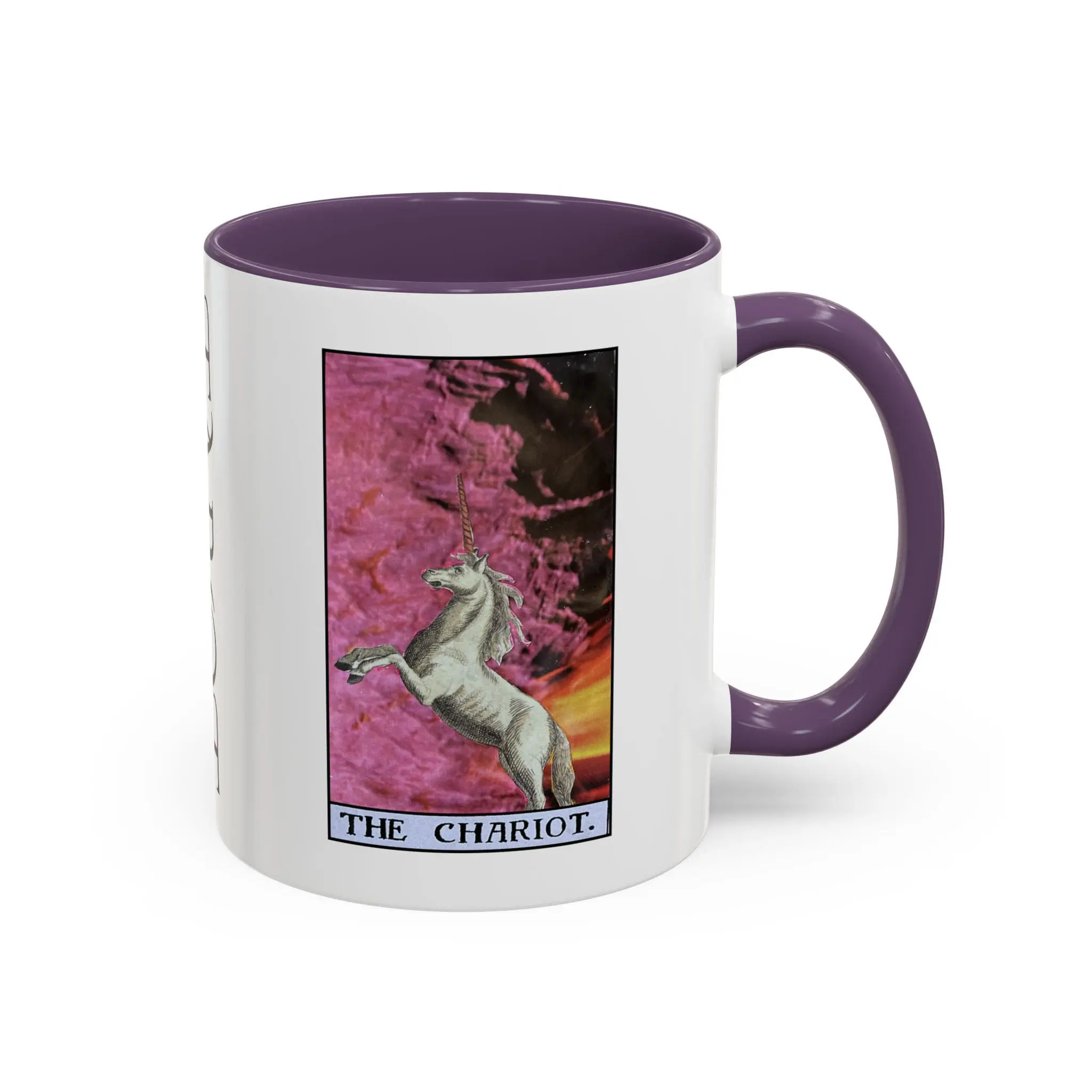 The Chariot Tarot Accent Mug – Unicorn Power & Forward Motion Coffee Cup (11oz, 15oz) - Image 62