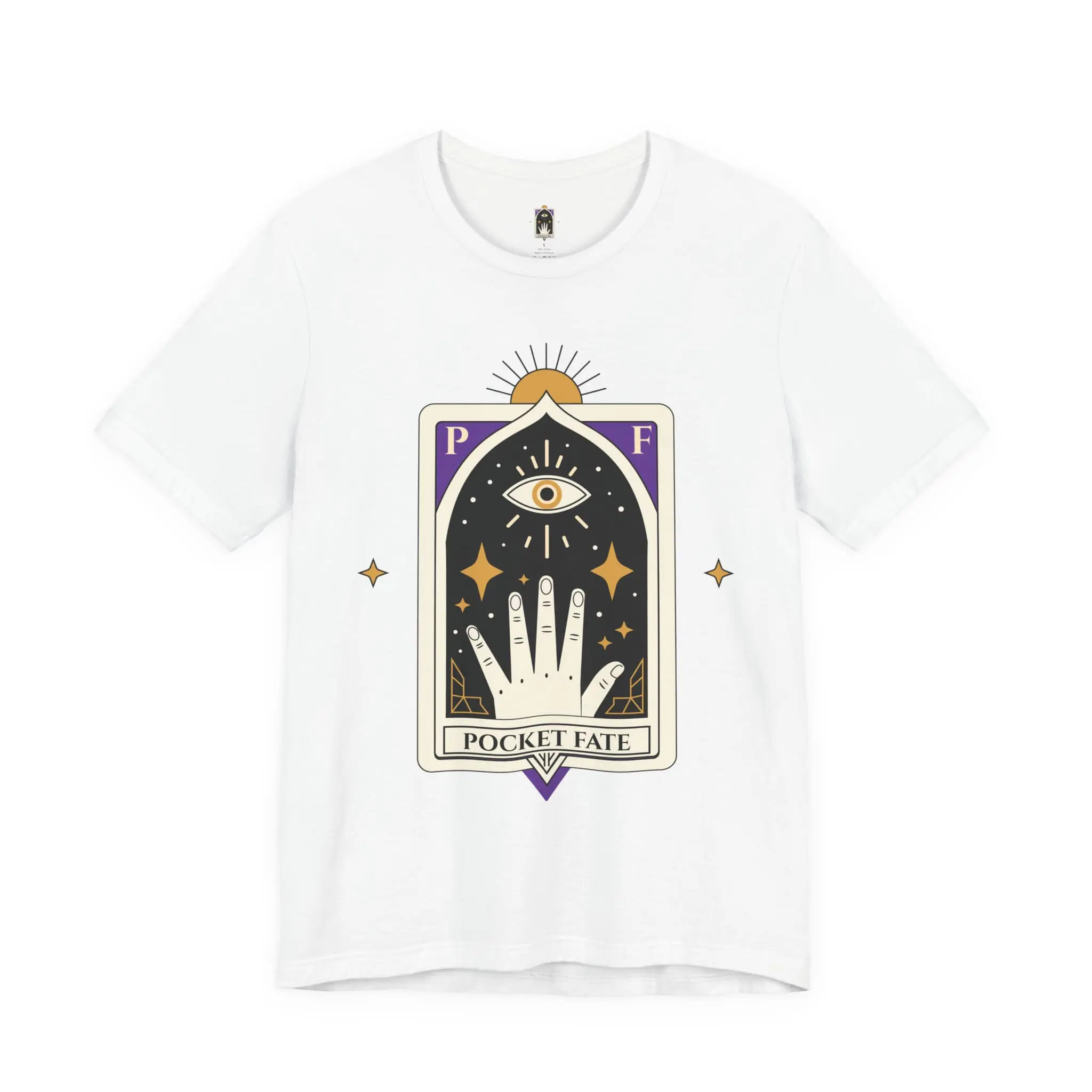 PocketFate Mystic Hand T-Shirt – Tarot Eye Symbol Graphic Tee