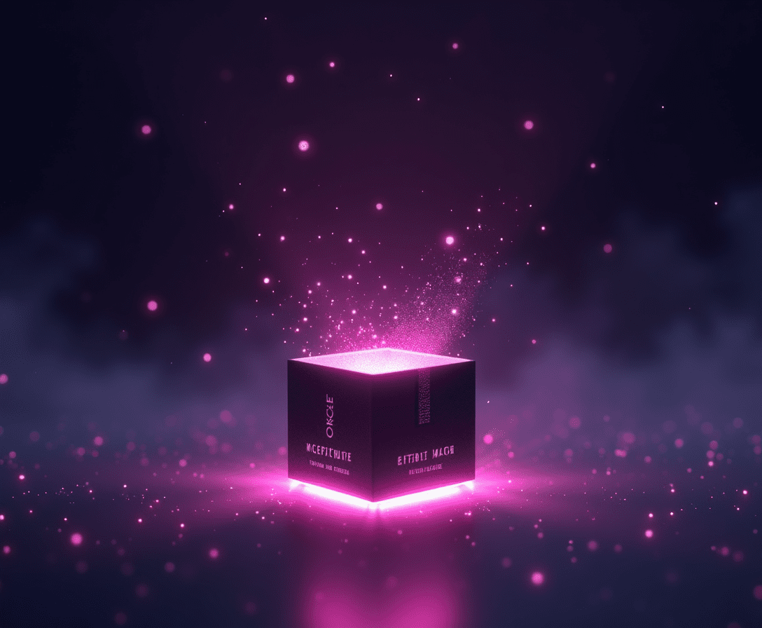 Glowing mystical box representing an order and delivery – Pocket Fate