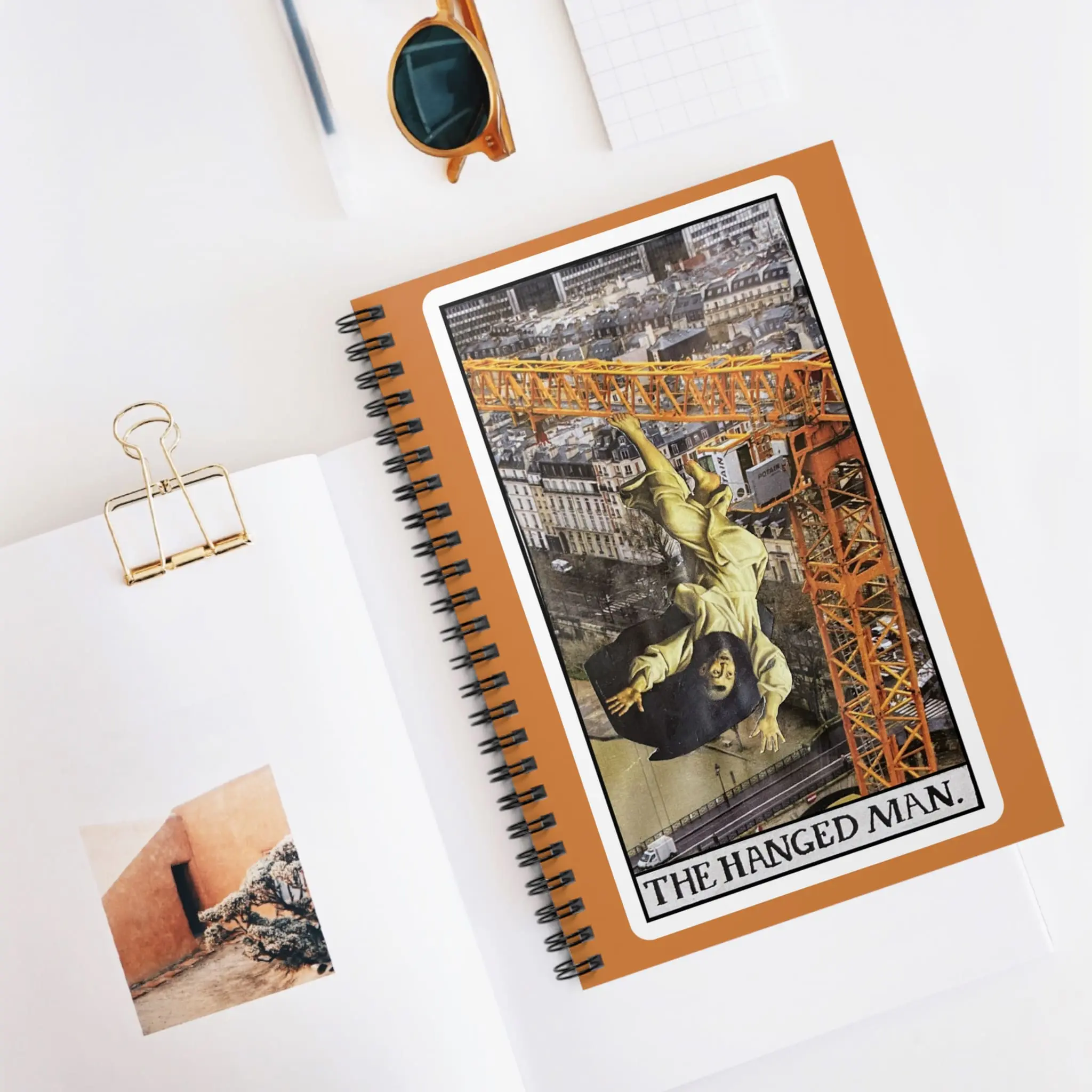 The Hanged Man Tarot Spiral Notebook — Gothic Tarot Journal, Ruled Lined Notes - Image 5