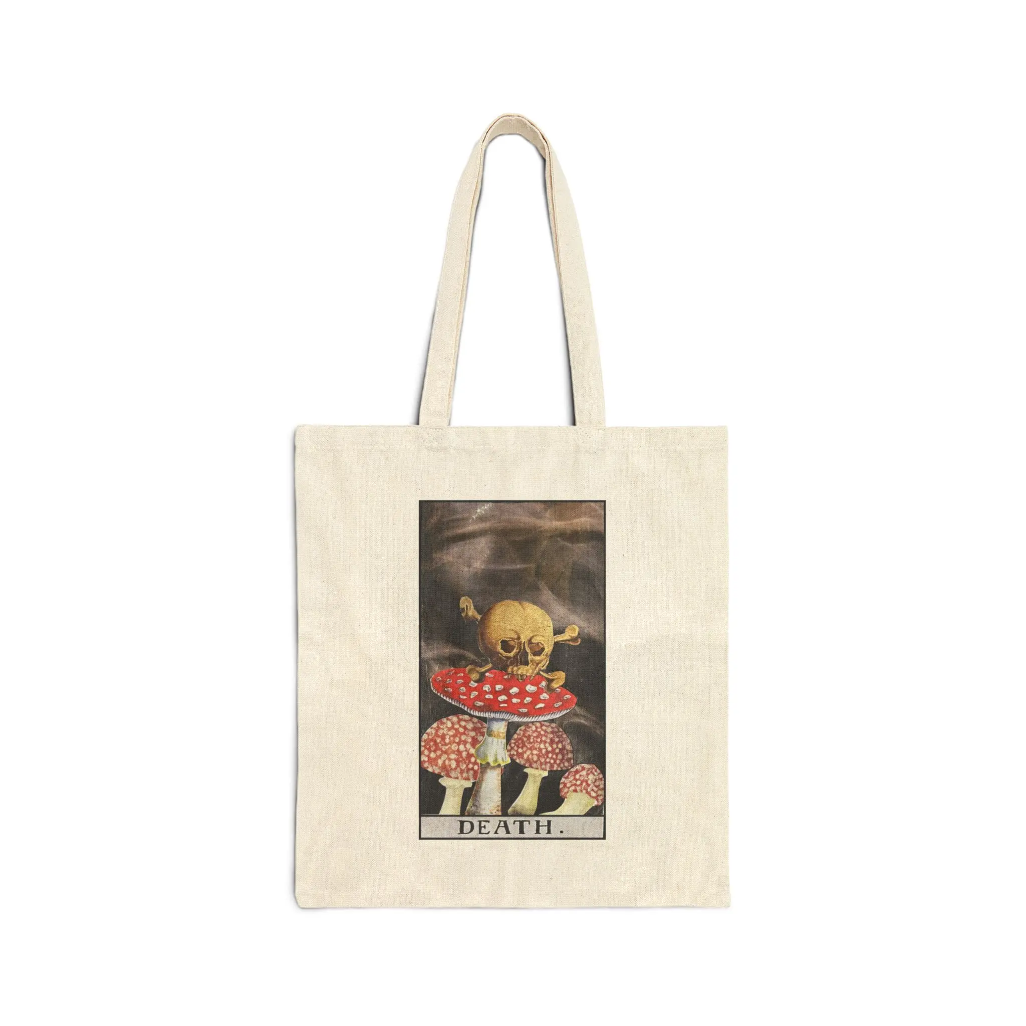 Death Tarot Tote Bag – Transformation Tarot Market Bag – Mystical Major Arcana Carryall