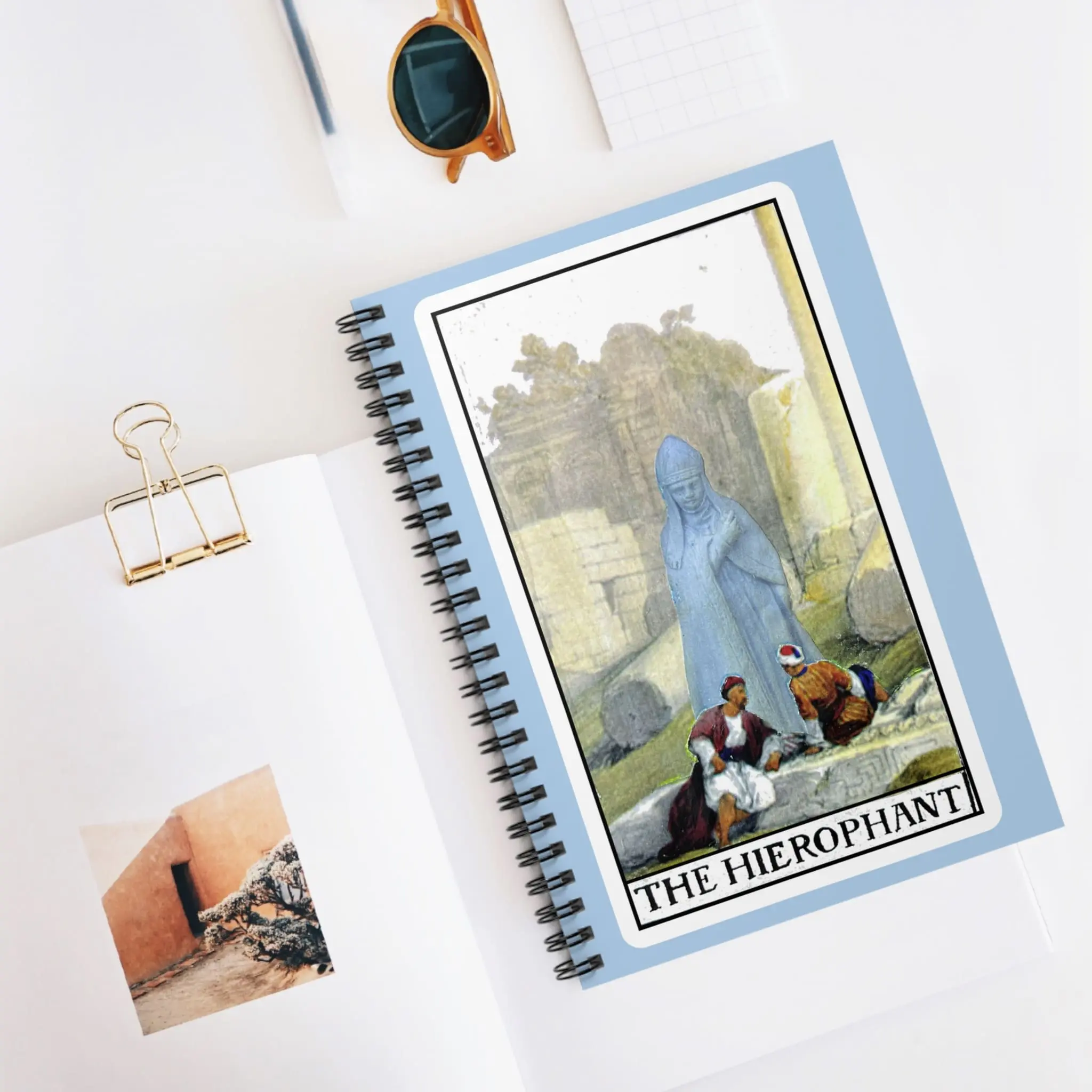 Tarot "The Hierophant" Spiral Notebook – Ruled Journal for Spiritual Study & Daily Reflection - Image 5