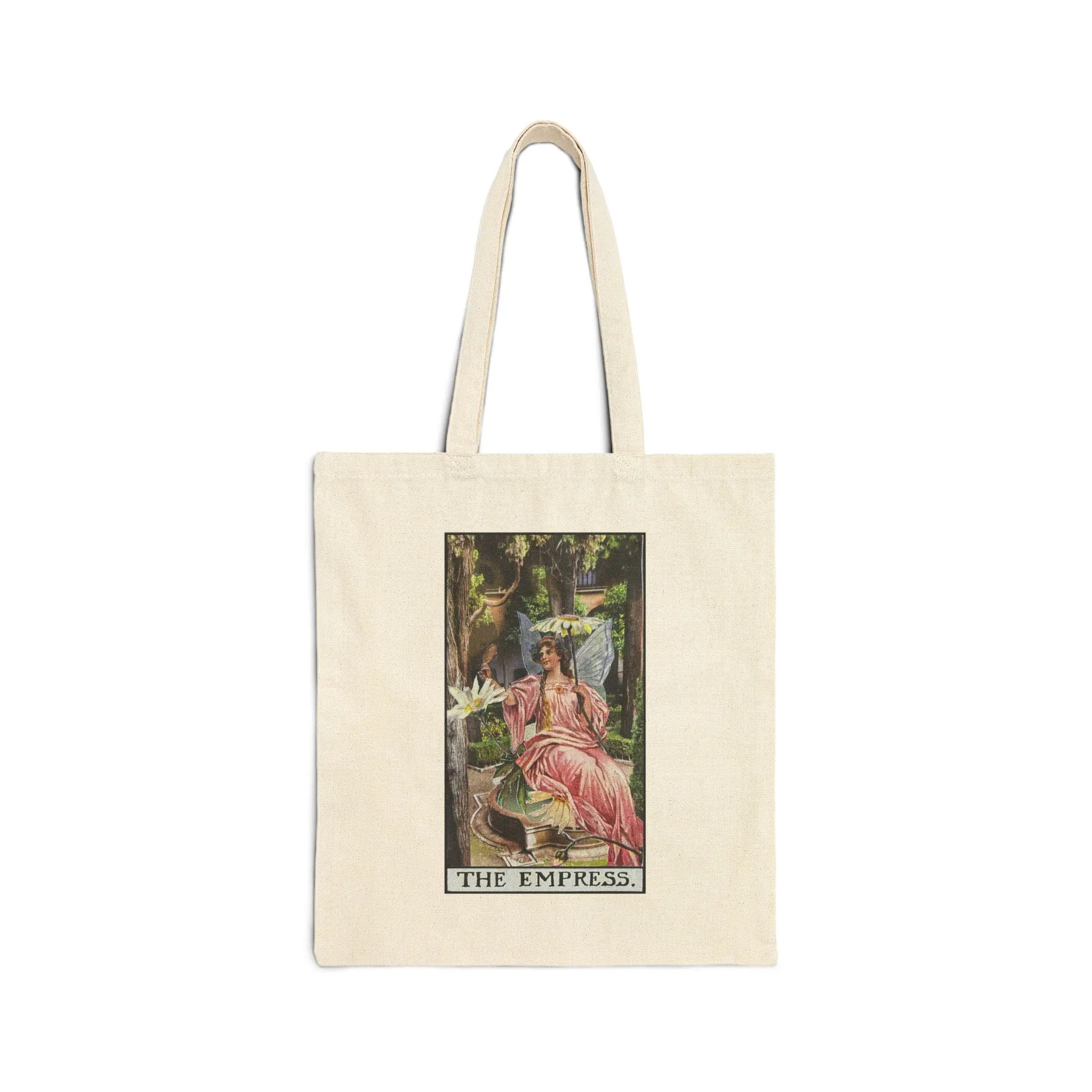 The Empress Tarot Tote Bag – Divine Feminine Market Bag – Mystical Tarot Carryall