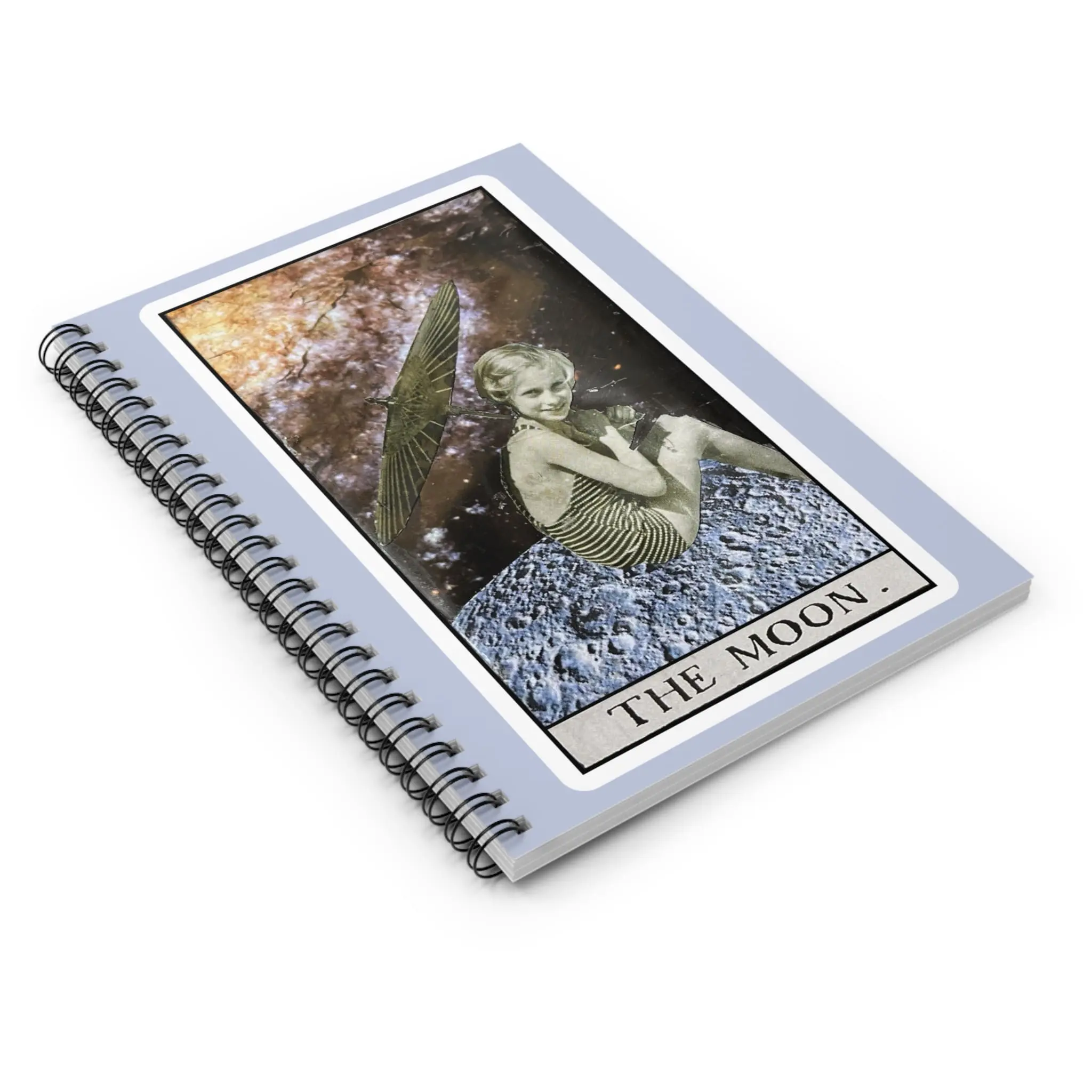 The Moon Tarot Notebook — Vintage Celestial Spiral Journal for Dreams & Intuition - Image 3