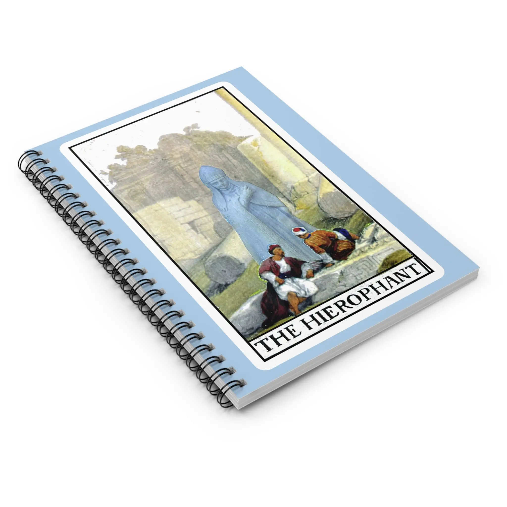 Tarot "The Hierophant" Spiral Notebook – Ruled Journal for Spiritual Study & Daily Reflection - Image 3