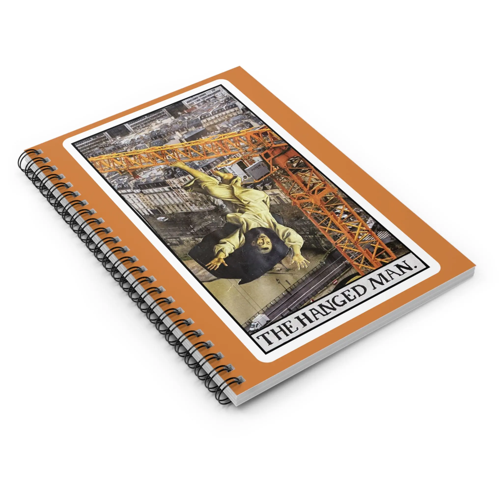 The Hanged Man Tarot Spiral Notebook — Gothic Tarot Journal, Ruled Lined Notes - Image 3